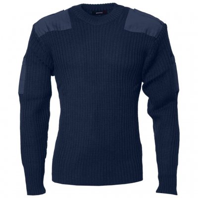 Original britiske M/87 NATO Pullover marineblå