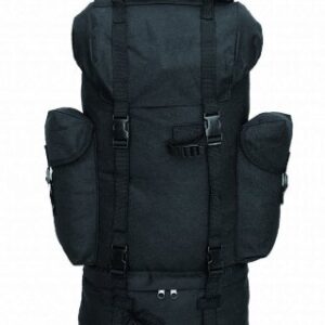 Bundeswehr Tysk Combat Ryggsäck Sort 65L