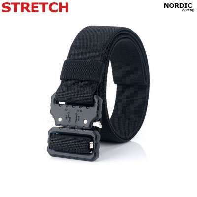 Nordic Army Tactical Bælte Stretch- Black