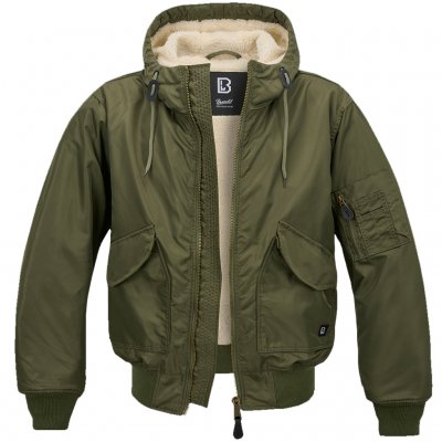 Brandit CWU Jakke With Fur - Olive