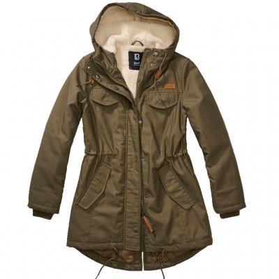 Brandit Dame Marsh Lake Parka – Olive