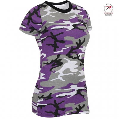 Rothco Women´s T-Shirt - Ultra Violet Camo
