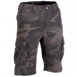 Miltec Vintage Stonewashed Shorts - Dark Camo