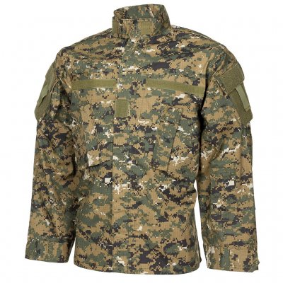 Max Fuchs ACU Jakke Digital Woodland