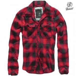 Brandit Flannel Shirt - Rød