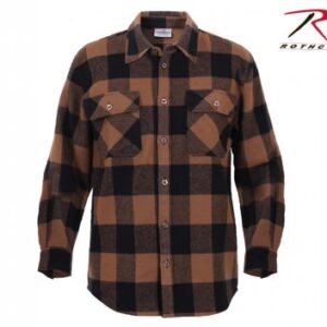 Original US Flanellskjorta Brun/Sort