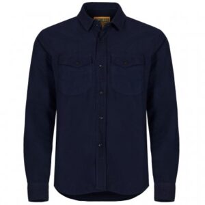 Nordic Army Flannel Shirt - Navy Blue