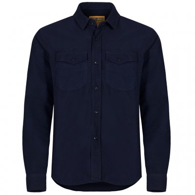 Nordic Army Flannel Shirt - Navy Blue