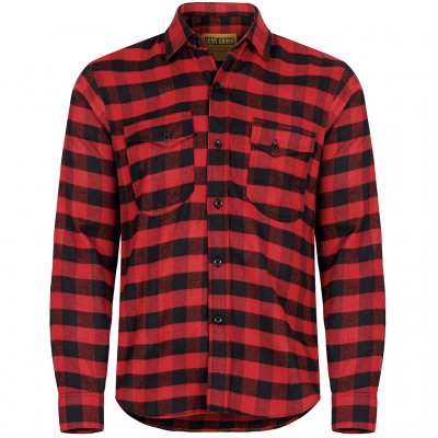 Nordic Army Flannel Shirt - Rutig Red Check