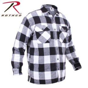 Rothco Extra Heavyweight Buffalo Plaid Sherpa-lined Flannel Shirts - Vit
