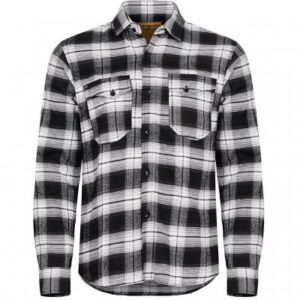 Nordic Army Flannel Shirt - White Check