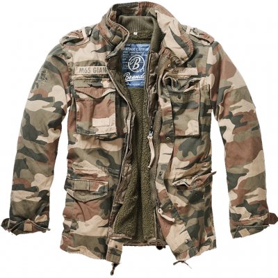 Brandit M65 Giant Jakke - Lys Woodland