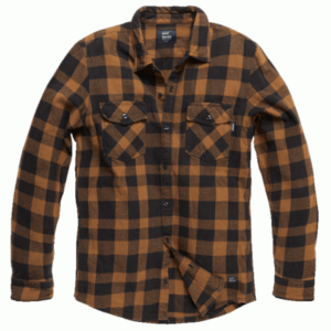 Vintage Industries Globe Flannel Shirt - Yellow