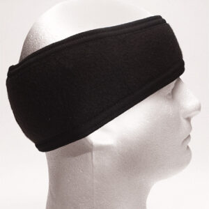 DOUBLE LAYER POLYPRO HEADBAND-BLACK