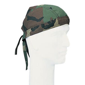 US Headwrap Woodland Camo