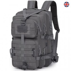 Brittisk Hex - Stop Reaper Rygsæk Large - Metal Grey