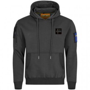 Nordic Army Pullover Hoodie - Gray