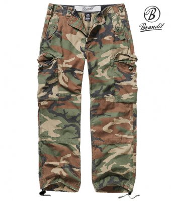 Brandit Hudson Bukser - Woodland Camo