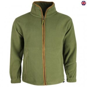 Brittisk Huntsbury Fleece Jakke Olive
