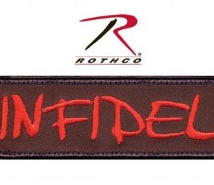 Amerikansk INFIDEL Tygmärke med kardborre