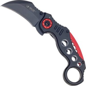KARAMBIT POCKET KNIFE RED CIRCLE