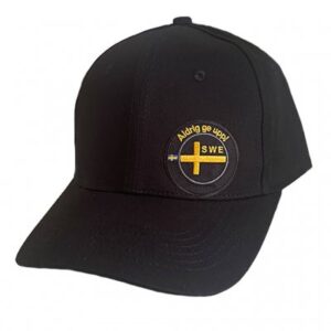 Tactical Caps - Aldrig Ge Upp - Black