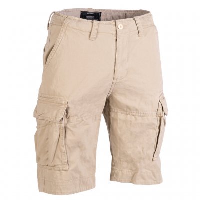 Miltec Vintage Stonewashed Shorts - Khaki