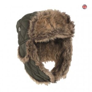 OD WINTER CAP WITH FAUX-FUR OD