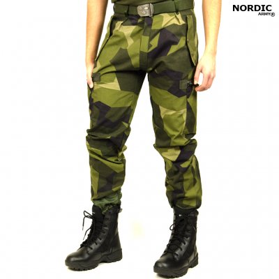 Nordic Army Bukser M90 Camo i ripstop