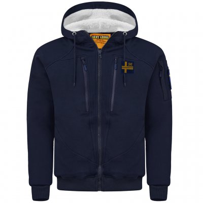 Matterhorn Winter Hoodie SWE Patch - Navy Blue