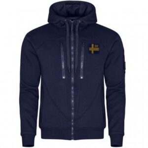 Nordic Army Matterhorn Tre Kronor Hoodie - Navy Blue