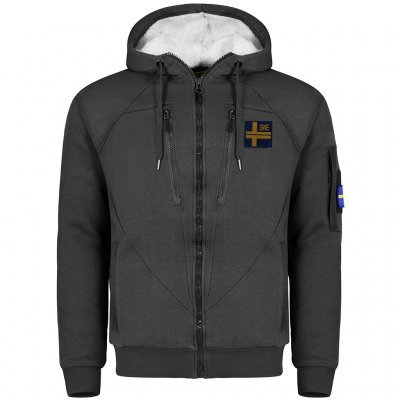 Nordic Army Matterhorn Hoodie Winter Fur - Gray