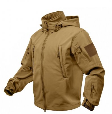 Rothco Special OPS Taktisk Softshell Jacket Coyote Brun