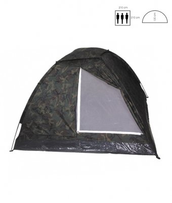 Max Fuchs 3-Manna Tält - Woodland