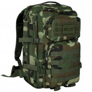 Mil Tec Assault Rygsæk Large woodland Camo