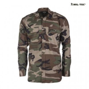 Mil Tec Field Shirt - Woodland Camo