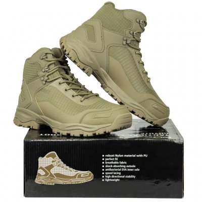 Mil Tec® Tactical Letvægtsstøvler - Coyote