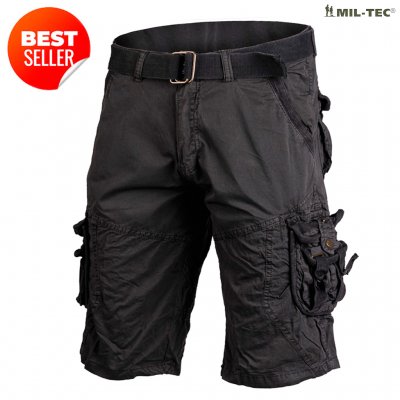 Mil-Tec Vintage Survival Shorts - Black