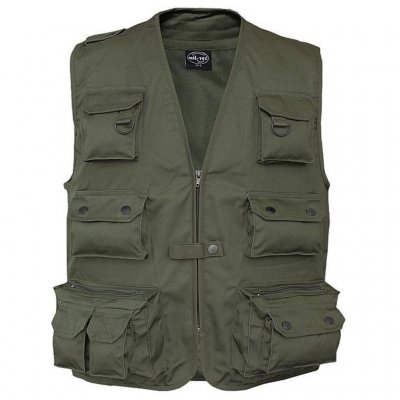 Miltec Fishing vest - Olive