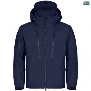 Nordic Army Softshell Defender Jacket - Navy Blue