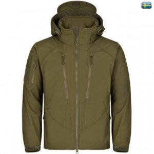 Nordic Army Softshell Defender Jacket - Olive