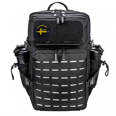 Nordic Army Laser Cut Träningsryggsäck - Svart - 45Liter