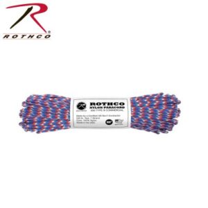 Paracord US Original Röd/Vit/Blå Camo 30meter
