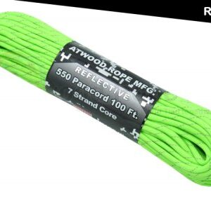Amerikansk Paracord Reflex - Neon Grön