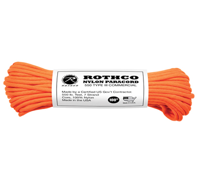 Paracord US Original Orange 30meter