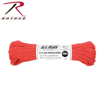 Paracord US Original Röd 30meter