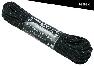 Amerikansk Paracord Reflex - Svart
