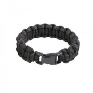 Army Paracord Armband Svart