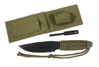 Paracord kniv med Eldstål