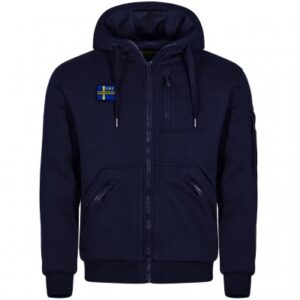 Nordic Army Defender Summer Hoodie - Marinblå